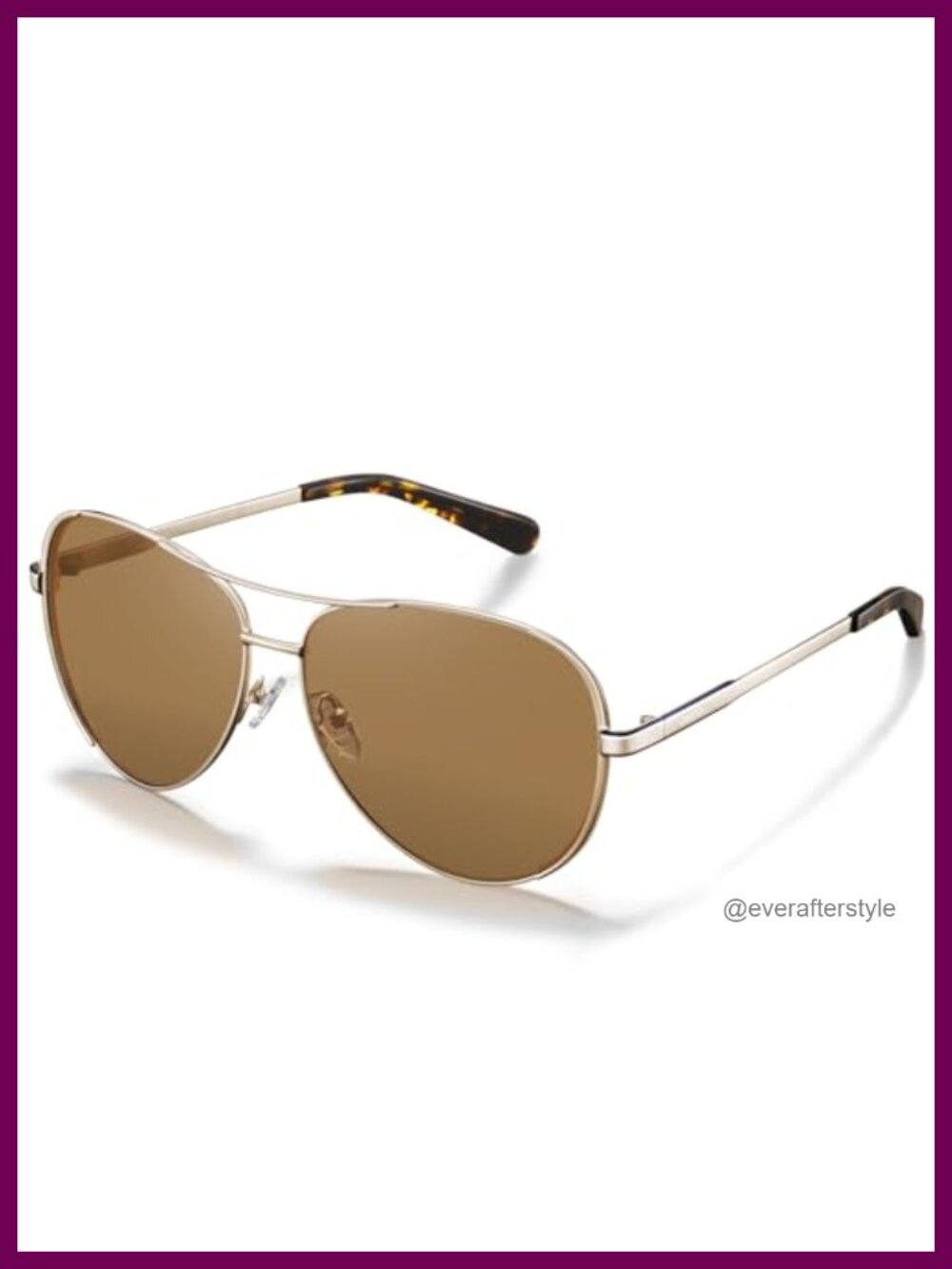 Polarized Semi-Rimless Pilot Sunglasses UV Protection Metal Acetate